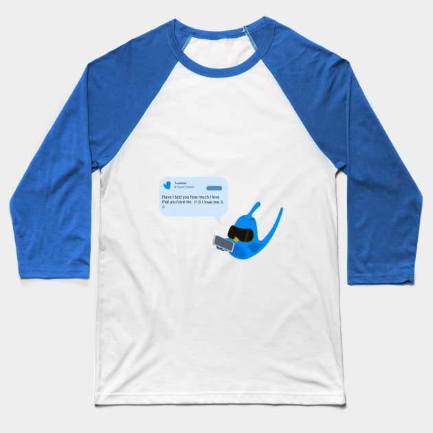 sweet  tweet Baseball T-Shirt by moonmorph